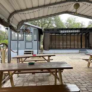 Outside dining