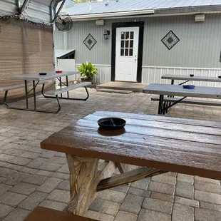 Outside dining