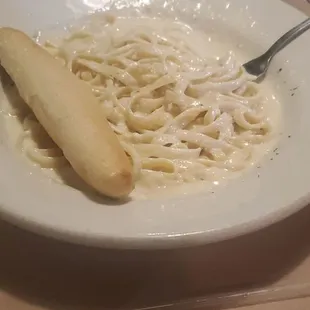 I understand it doesn't look that good, but this is after I mixed it up. You can also get chicken or shrimp in it.