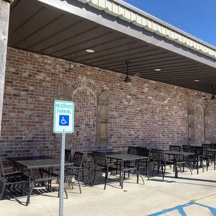 Nice outdoor seating area