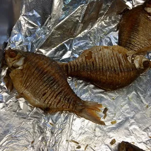 Fried fish $2.75 lil suckers are super bomb!!!