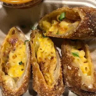 Mac and Cheese Egg Rolls