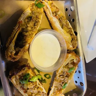 Philly Cheesesteak Egg Rolls