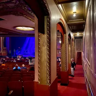 the auditorium and stage