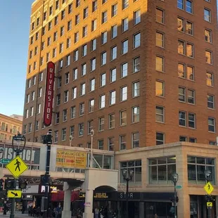 the exterior of the historic building