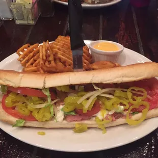 Italian hoagie- really tasty- bread makes it!