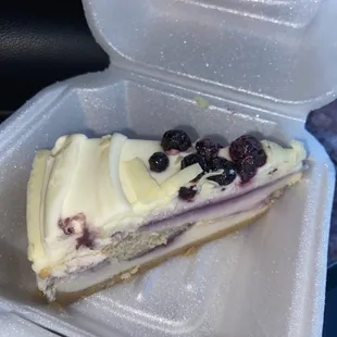 Blue berry cheesecake