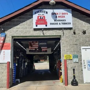 Photo of our exit where we also welcome Walk-In customers! Stop by and see us!