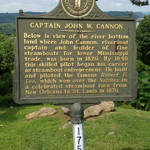 Historical marker at restaurant.