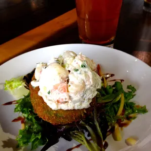 Mayo based sauce was disappointing, but obviously the chef knows best--it was great with the fried avocado.