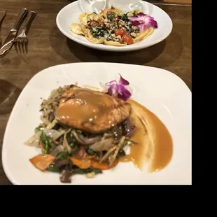 Miso Salmon &amp; Butternut Ravioli