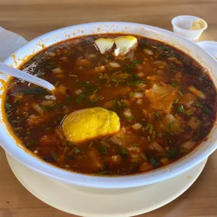 Yum Menudo any day of the week here!!