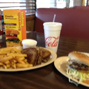 Patty Melt combo &amp; Double Cheeseburger