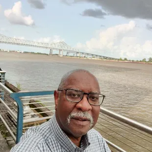 Selfie along Riverwalk.