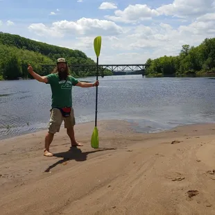 Captain Andrew before the Osceola Bridge