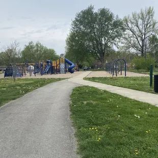 Trail coming back to park area