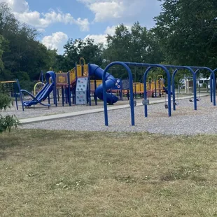Playground(splash park just on other side)