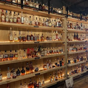 The whiskey wall