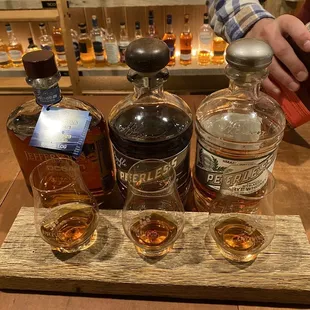 A little whiskey flight