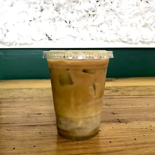 Iced Caramel Latte with AlmondMilk