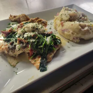 Catalina Chicken With Mashed Potatoes
