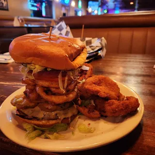 Fried Pickle Burger