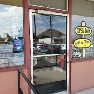 Outside from parking lot