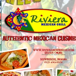 Riviera Menu
