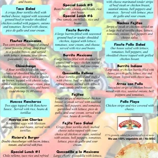 Lunch specials every day