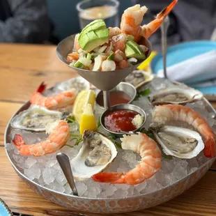 Seafood platter