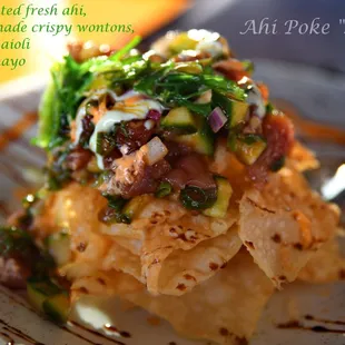 Ahi Poke "Nachos" I.G = kim.d.west