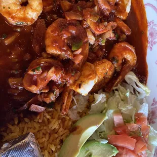 Camarones a la mexicana delicious!