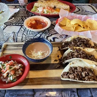 Tacos carne asada