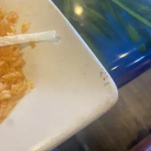 Another stained corner