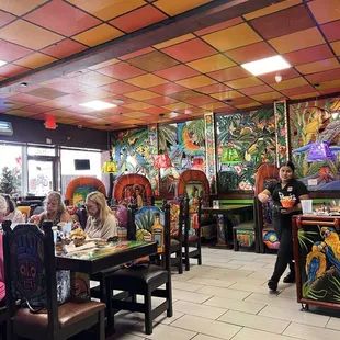 Front of restaurant.