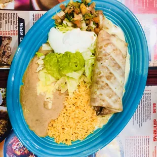 Enjoy our delicious chimichangas