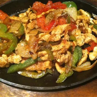 Chicken fajitas