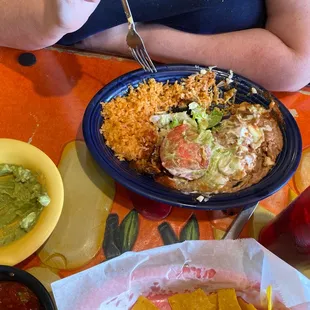 Mexicano Burrito (note the horrific looking tomato)