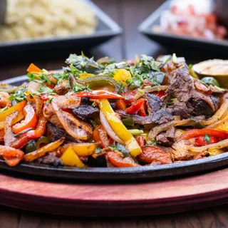 Grilled Chicken & Carne Asada Fajitas
