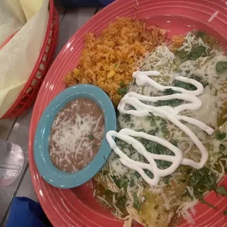 Chicken Enchiladas Suizas