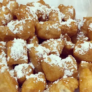 Fried honey dough balls