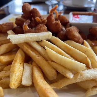 Shrimp platter dinner