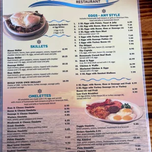 Menu side 1