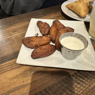 Fried Plantains with Sour Cream