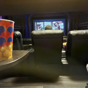 Don't sit in the back row (row I).