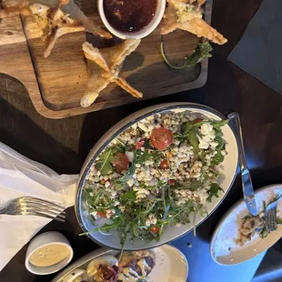 Couscous/shrimp Rangoon /crab cakes/deviled eggs