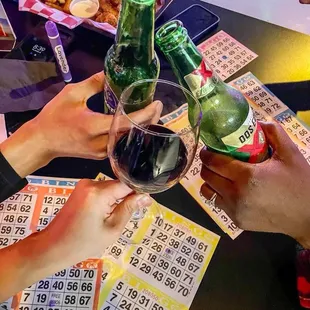 Bingo and drinks