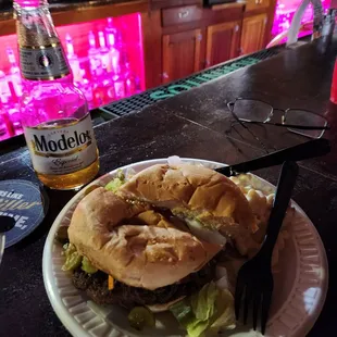 Grilled our own food