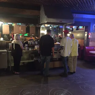 diners at the counter