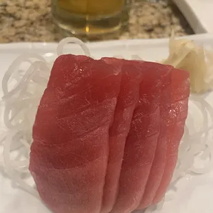 Ahi sashimi